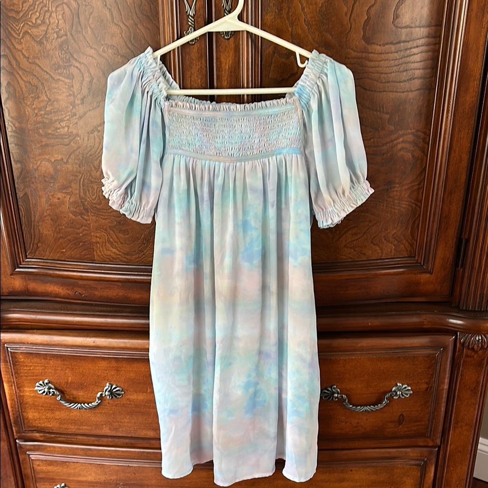 Multi colored summer skort dress